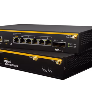Peplink Balance 310 5G Fiber (1x WAN, 5G and 2 SFP (1 WAN or 2 LAN) for offices / fixed-site)